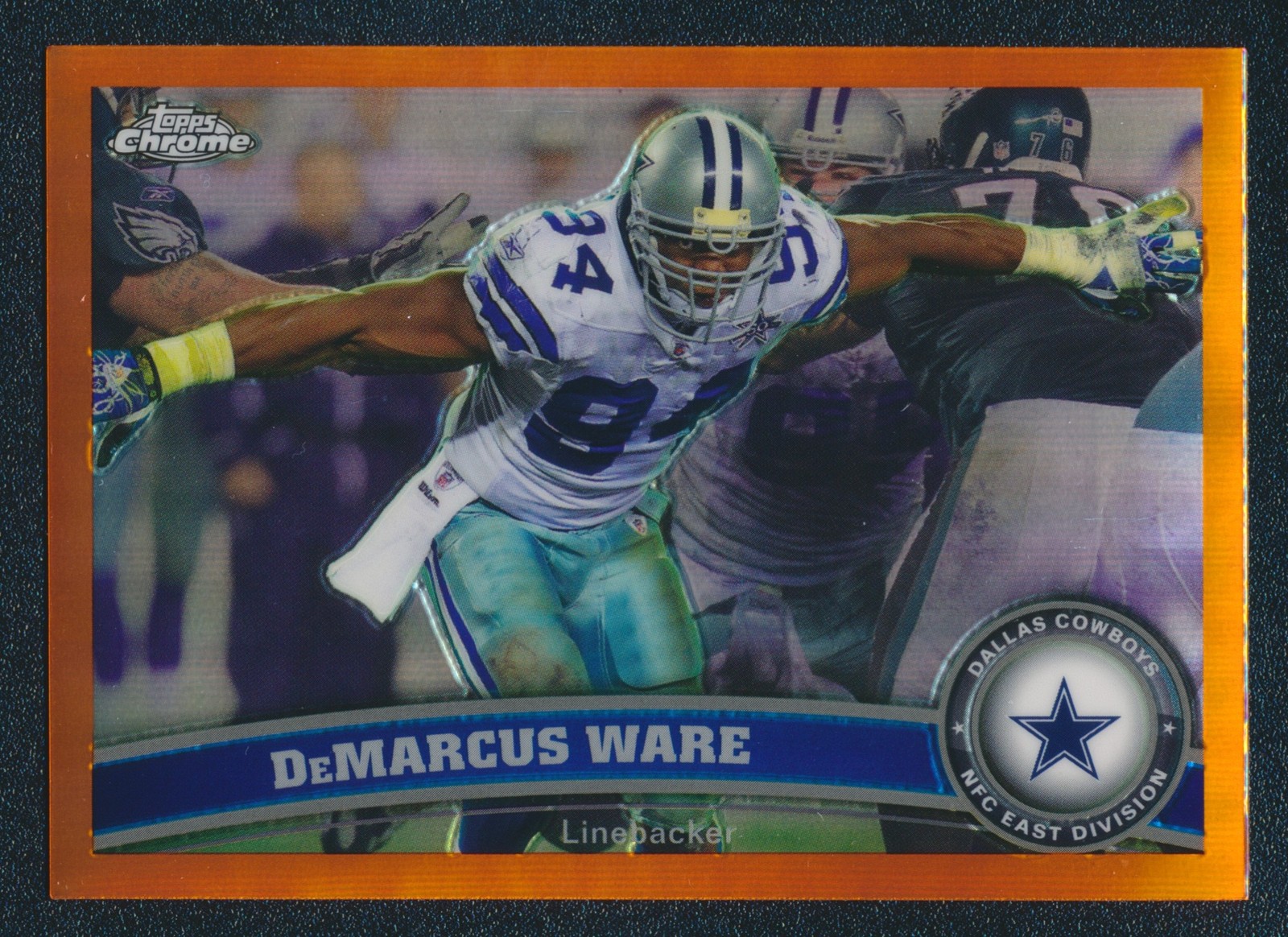 2011 Topps Chrome #179 DeMarcus Ware Orange Refractors