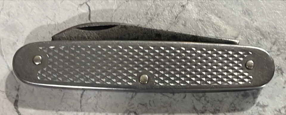 Vintage 3 Blade Slipjoint Stainless Steel Scouts Knife, See Description, Used - Image 2 of 4