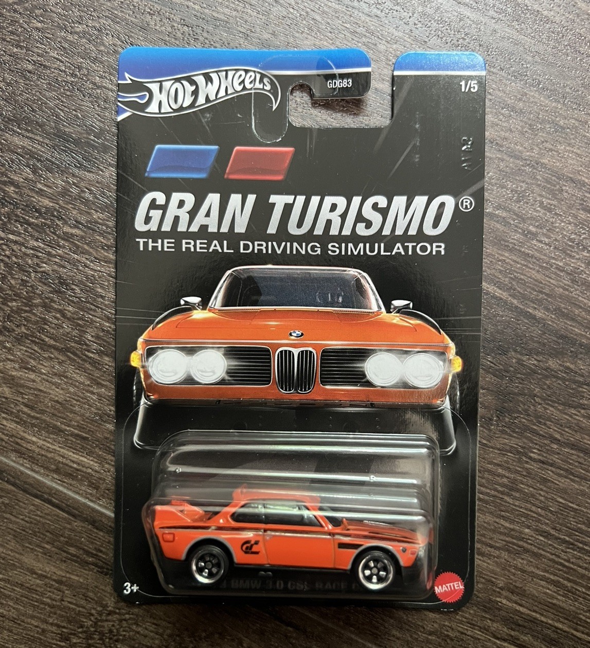 2024 Hot Wheels Gran Turismo Orange '73 BMW 3.0 CSL Race Car #1/5
