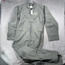 Flyers Coveralls CWU-27/P Type 1 Class 1 Green Sz 46 L New USAF Nomex FR NWT