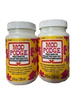 2 Pack Mod Podge Puzzle Saver Matte All-in-One Glue Sealer, and Finish, 8oz