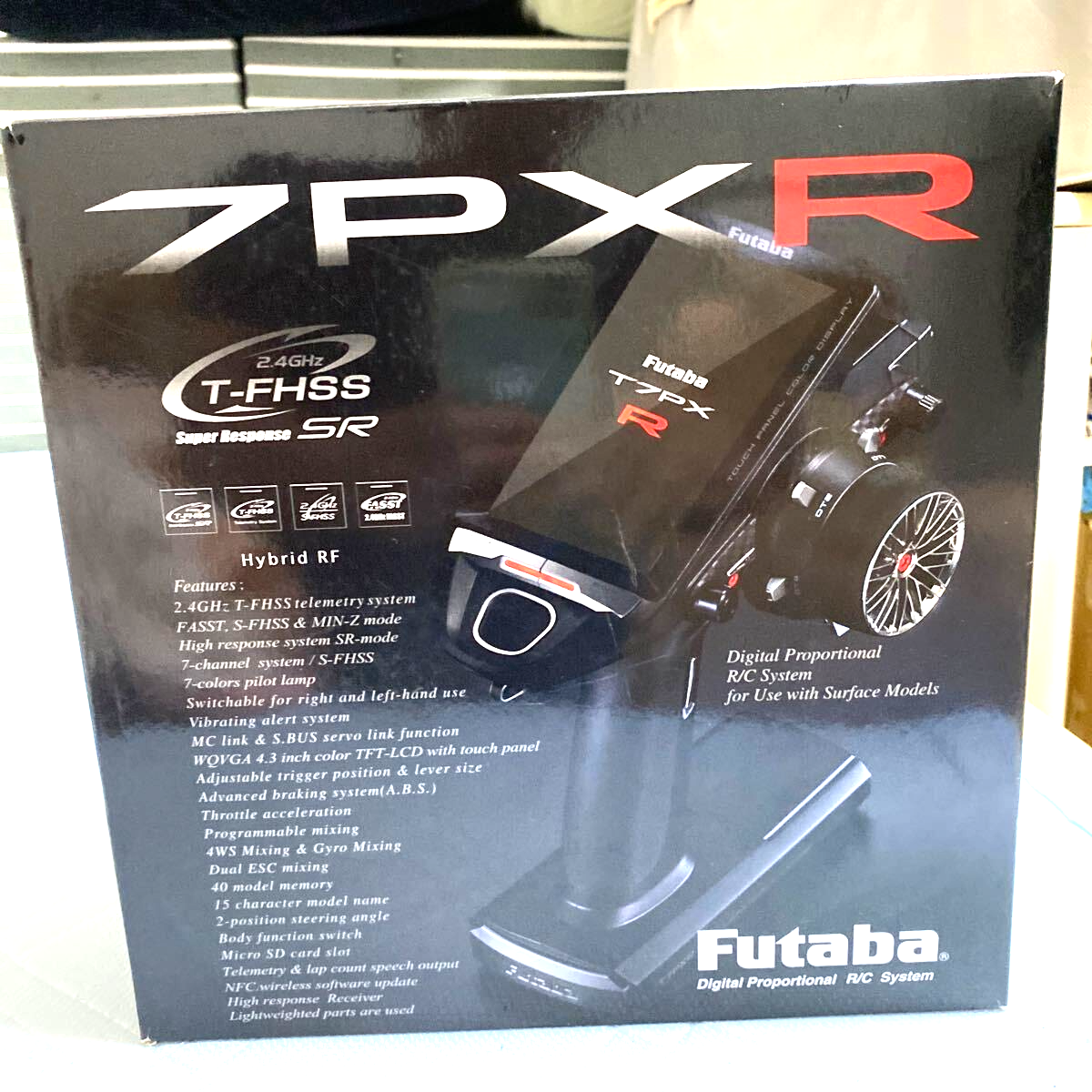 Futaba 7PXR Transmitter only【Near Mint】【From Japan】（English