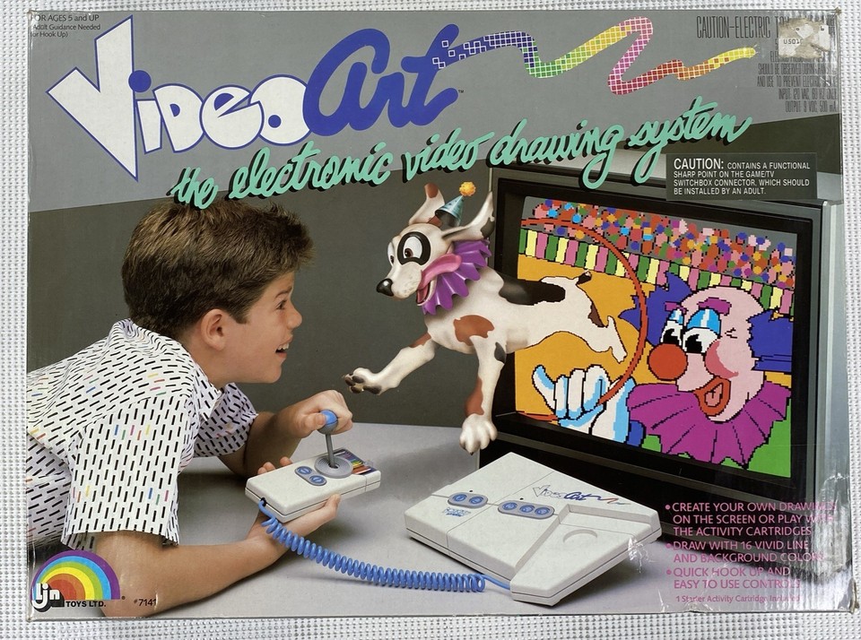The LJN Video Art from 1987 is one of the rarest and most bizarre gaming artifacts ever made — a "video drawing" console almost nobody has heard of, complete with original box.