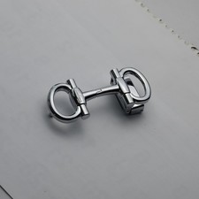 Salvatore Ferragamo Alloy Belt Buckle Silver for 3.5cm leather strap Unisex