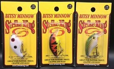 Strike King HCBPM-517 ~ HCBPM-430 ~ HCBPM-533 Bitsy Pond Minnow 1/8oz ~ 3PK