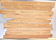 Palm Leaf Theravada Buddhist Scripture Burmese