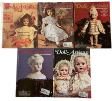 Doll Artisan magazine for the Porcelain Dollmaker Lot of 5, '94-95