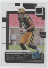 2022 Panini Clearly Donruss Rated Rookie Christian Watson #69 11oq