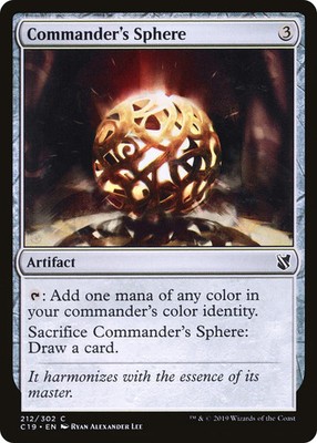 Commander's Sphere [Commander 2019] Magic MTG