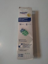1 Pack Equate Philips Sonicare Replacement Brush Heads - 3 Brush Heads - Medium