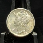 1919 Silver Mercury Ten Cents 10C Dime Coin