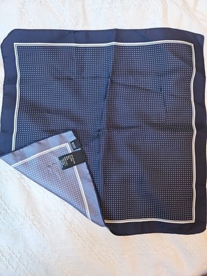 Einstecktuch Hugo Boss Seide Blau