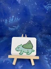 Bulbasaur ACEO Artist trading card original art card Akumanokodomo