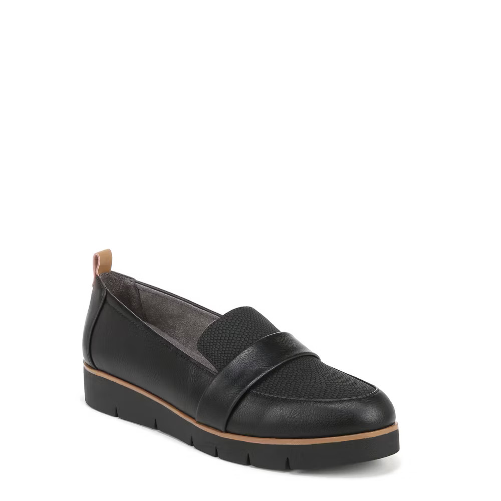Dr Scholls Womens Webster Slip On Loafer Black Patent 7 M 11490₽