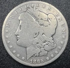 1895-O Morgan Silver Dollar VG Very Good Details Tough Semi-Key Date
