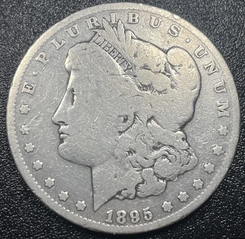1895-O Morgan Silver Dollar VG Very Good Details Tough Semi-Key Date