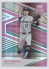 2020 Panini Elite Extra Edition Pink Jeff Criswell #58 n1u