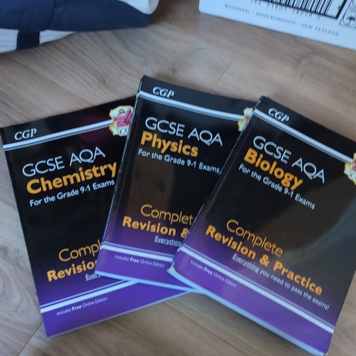 CGP GCSE AQA Biology, Chemistry, Physics Complete Revision & Practice Guide