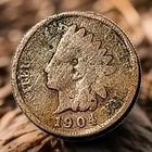 1904 Indian Head Cent Actual Coin Shown - 20