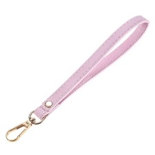 Wristlet Strap 1PCS - PU Leather Hand Strap - Pink-Gold-8.27In 