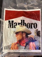 Tragetaschen /Plastiktüte Marlboro vom alten Hongkong Airport Zigaretten Werbung