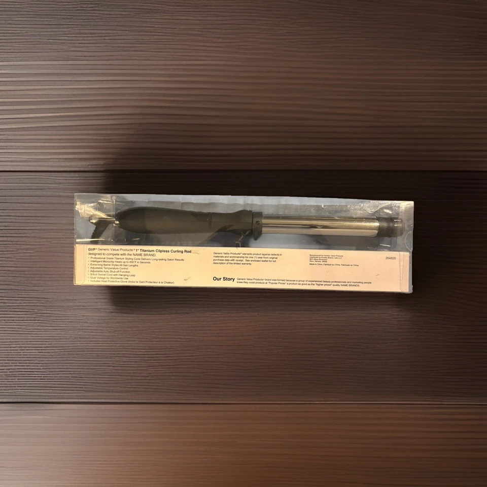Barra rizadora sin clip de titanio iónica GVP 1" 264820 Foto 2 de 2