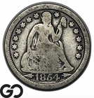 1854 Seated Liberty Dime, Arrows