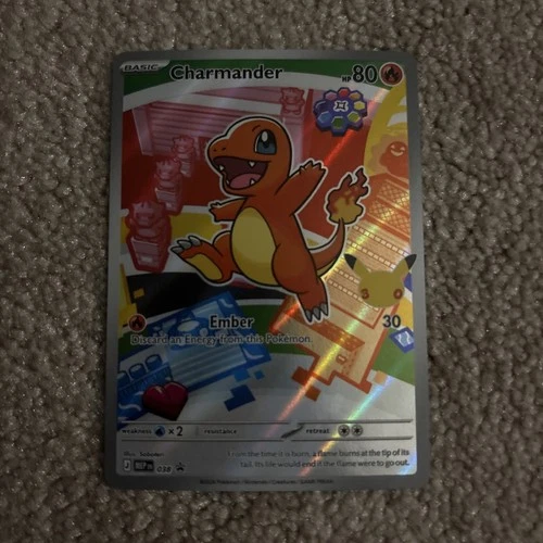 Charmander Pokemon  MEP 038 First Partner Illustration Rare Promo