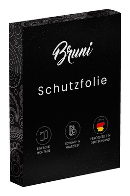 Bruni 2x Folie für Touch Dynamic Quest Handheld Schutzfolie Displayschutzfolie