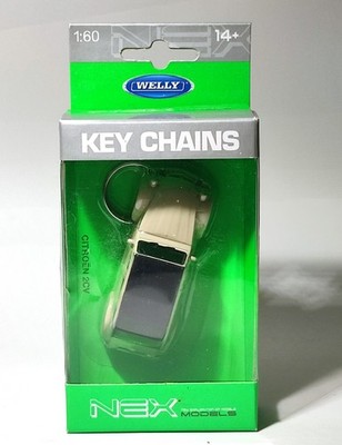 Citroen 2 CV Ente Welly Nex 1:60 Key Chains / Schlüsselanhänger OVP  #LT347