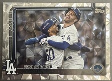 2025 Topps Series 2 Two In Blue Betts Freeman Diamante Foil Parallel Dodgers