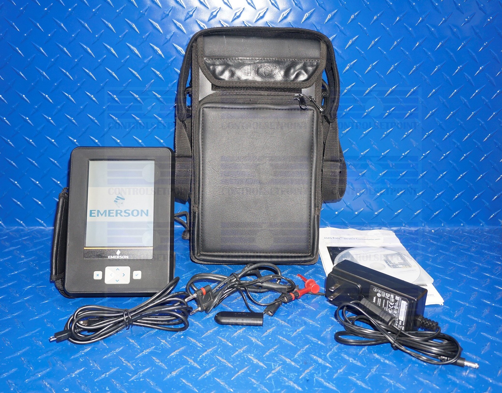 EMERSON ROSEMOUNT AMS TREX COMMUNICATOR COMPLETE WITH CHARGER AND CASE ID53873