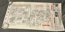 1995 McDonalds Showtime The Busy World Of Richard Scarry Book Cover Poster RARE