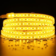 SLL HUT SuperlightingLED DC24V Warm Amber Gold Sauna LED Tape Light 2000K 5m 16.