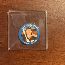 1984 Fun Foods Buttons Alan Trammell #40 HOF