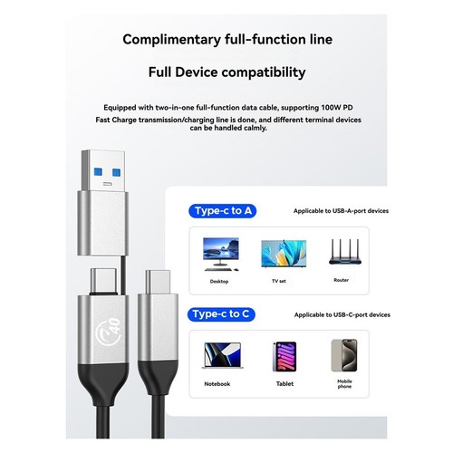 40Gbps USB4 M.2 SSD Enclosure PCIe4.0 NVME Case with Cooling Fan2952 - Bild 6 von 10