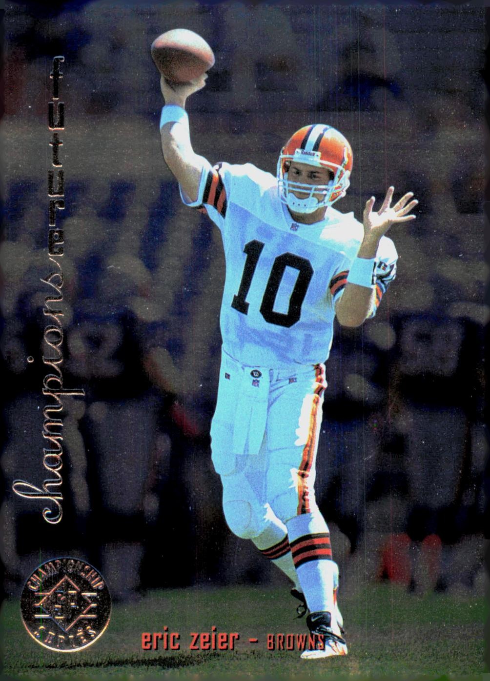 1995 SP Championship #12 Eric Zeier Die Cuts
