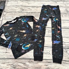 Hanna Andersson Space Themes Organic Cotton Pajamas Size 10 Unisex