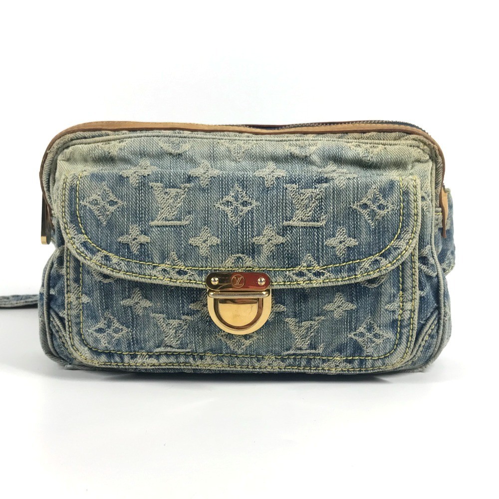 LOUIS VUITTON M95347 MonogramDenim Bum bag Bag Body Bag Cross Waist Pouch
