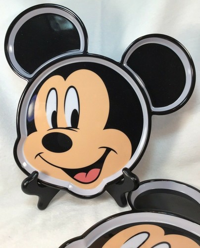 DISNEY Store MICKEY MOUSE Divided Plate Set (2) MEAL TIME MAGIC Melamine - 第 2/10 張圖片