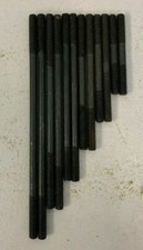 10MM CLAMPING KIT STUD THREADED BAR 12PC RODS SIZES FROM 3" TO 8" LONG