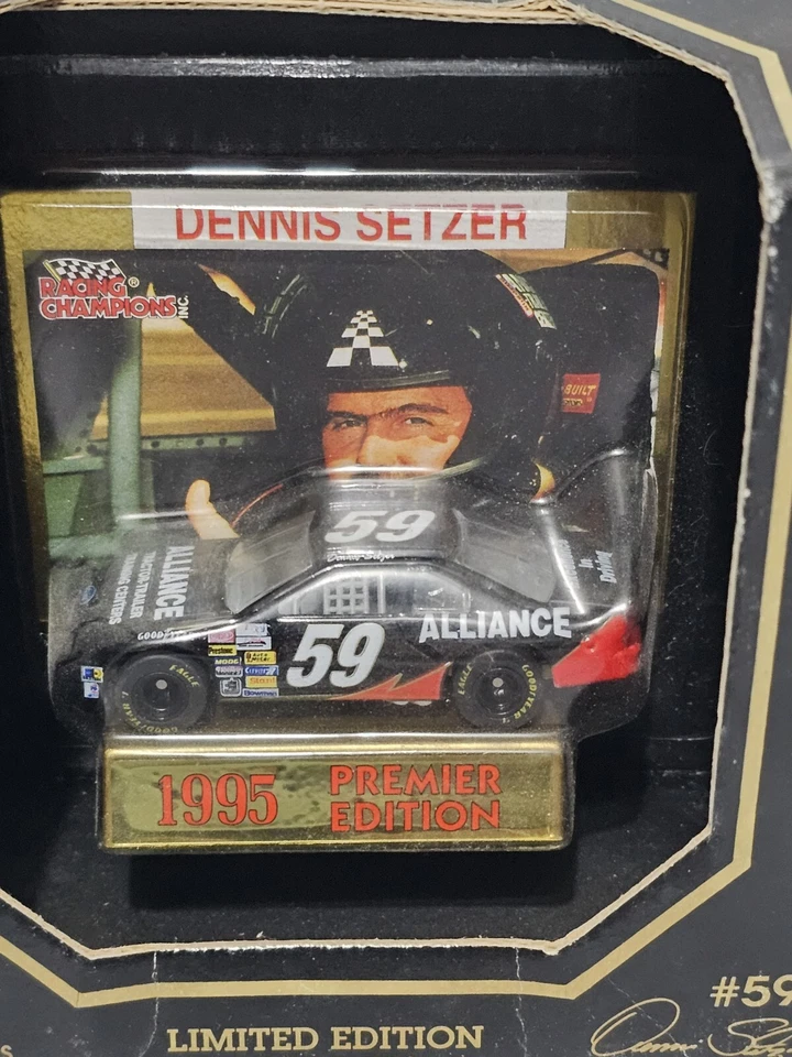 Racing Champions 1995 Premier #59 Dennis Setzer Nascar 1:64 Car - Image 2 of 4