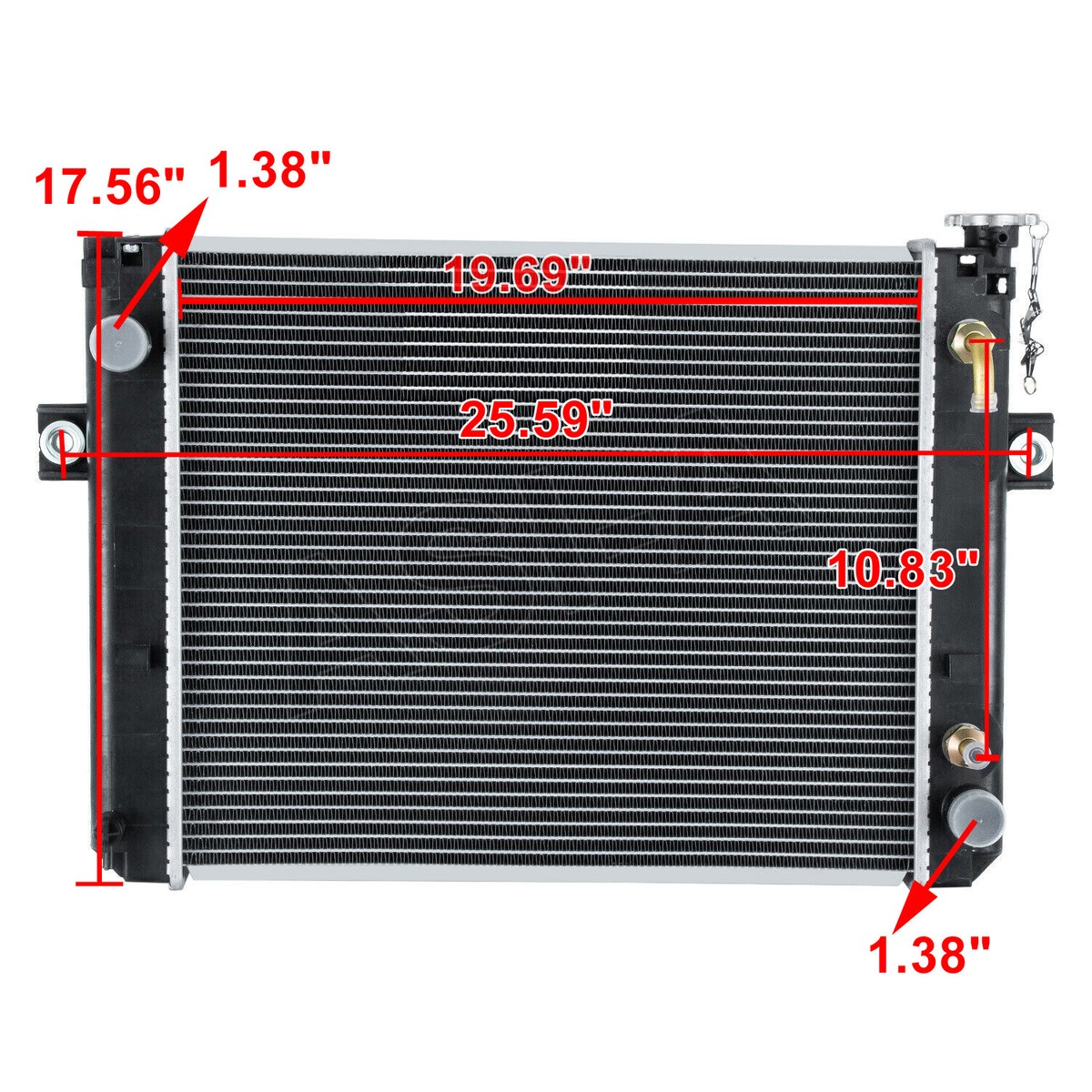 ふろあ Forklift Radiator for Various Toyota Models 16420U350071