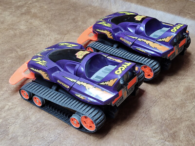 2) Vintage Tyco 49 MHz ZIG ZAG MAXIMUM HEAT 9.6 V Turbo RC (Parts