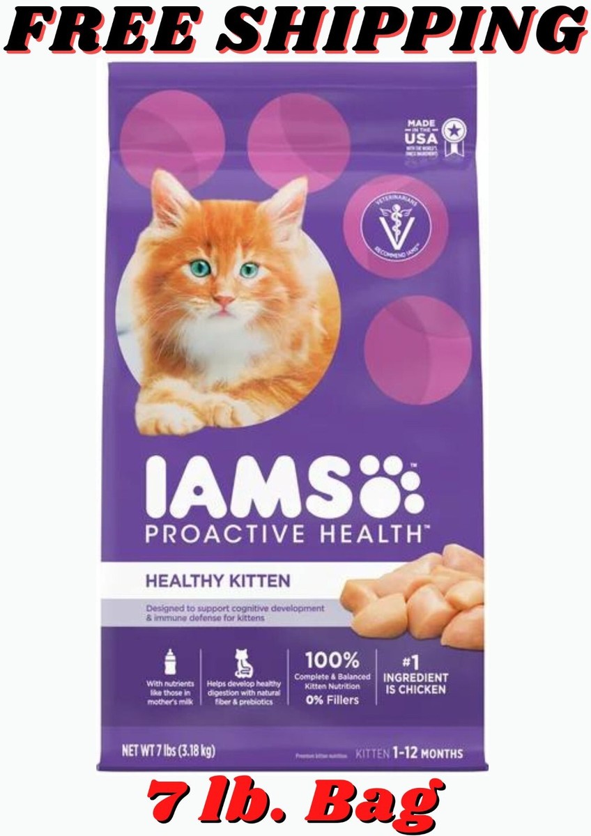 IAMS PROACTIVE HEALTH Healthy Kitten Dry Cat Food with Chicken,
