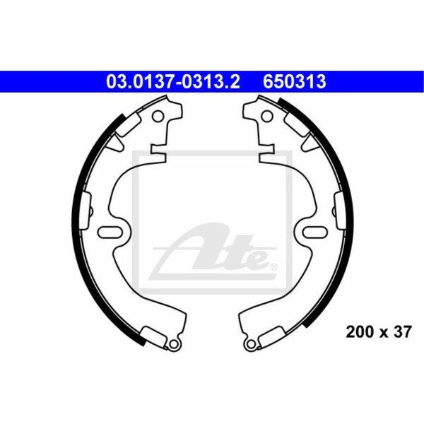 Ate Bremsbackensatz Bremsbacken Hinten FüR Toyota Camry Stufenheck _V1_-image