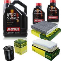 Motul 7 L 5W-30 MOTOR-ÖL+MANN-FILTER FüR Toyota Gt 86 Coupe ZN6_ 2.0