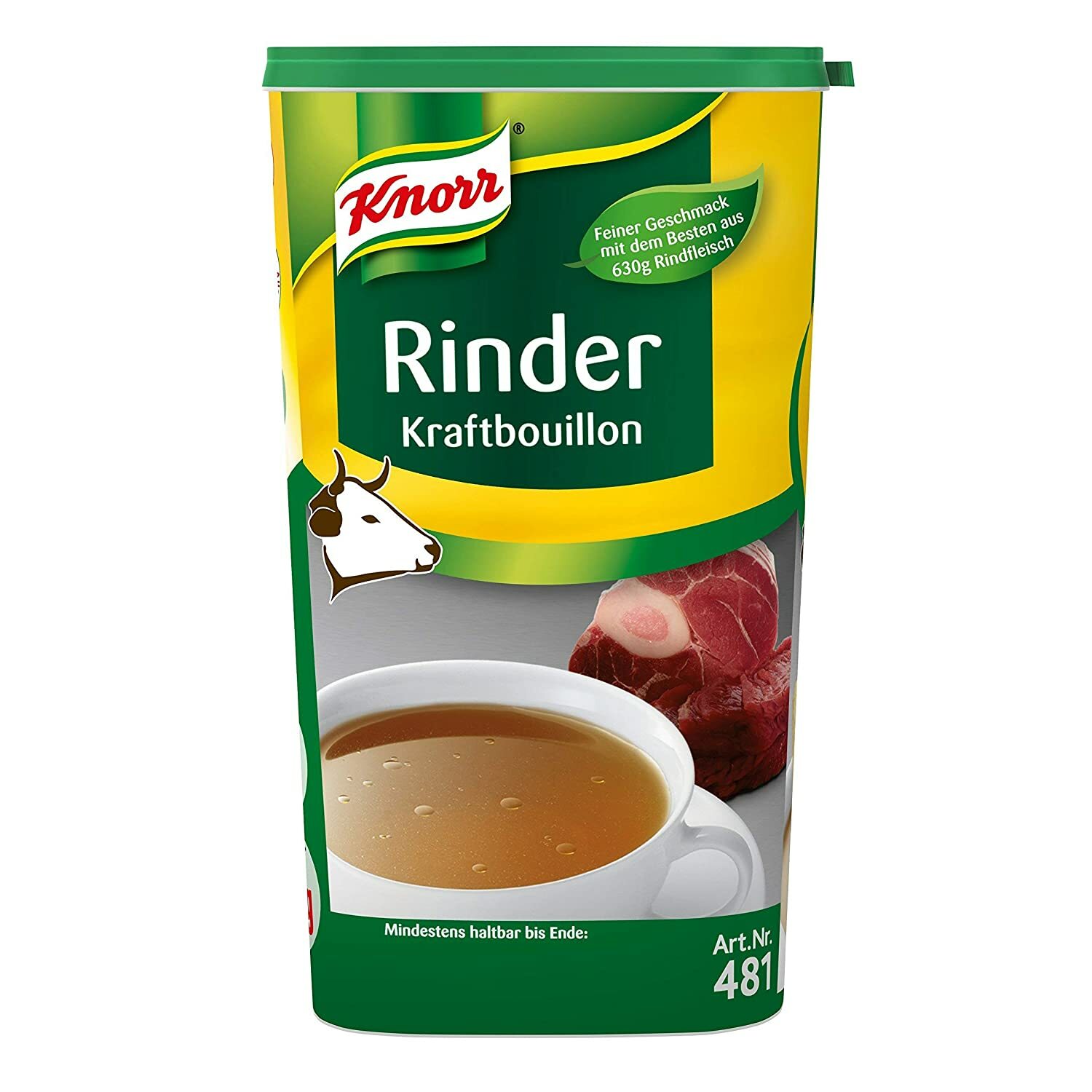 Knorr Rinder Kraftbouillon Rinderbrühe Suppe Bouillon Brühe Rind würzig