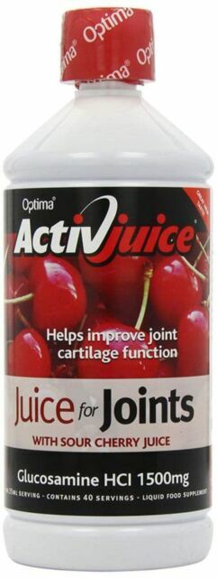 Optima Glucosamine HCl Sour Cherry Juice 1L