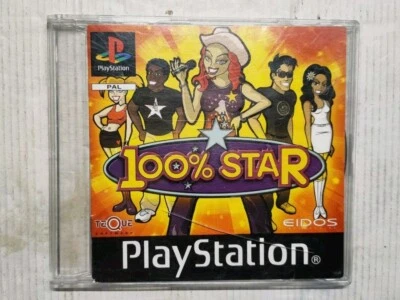 Promo Disc Only Press Promotionnel Jeu Sony PlayStation 1  PS1 Cent 100% Star - Photo 1/2